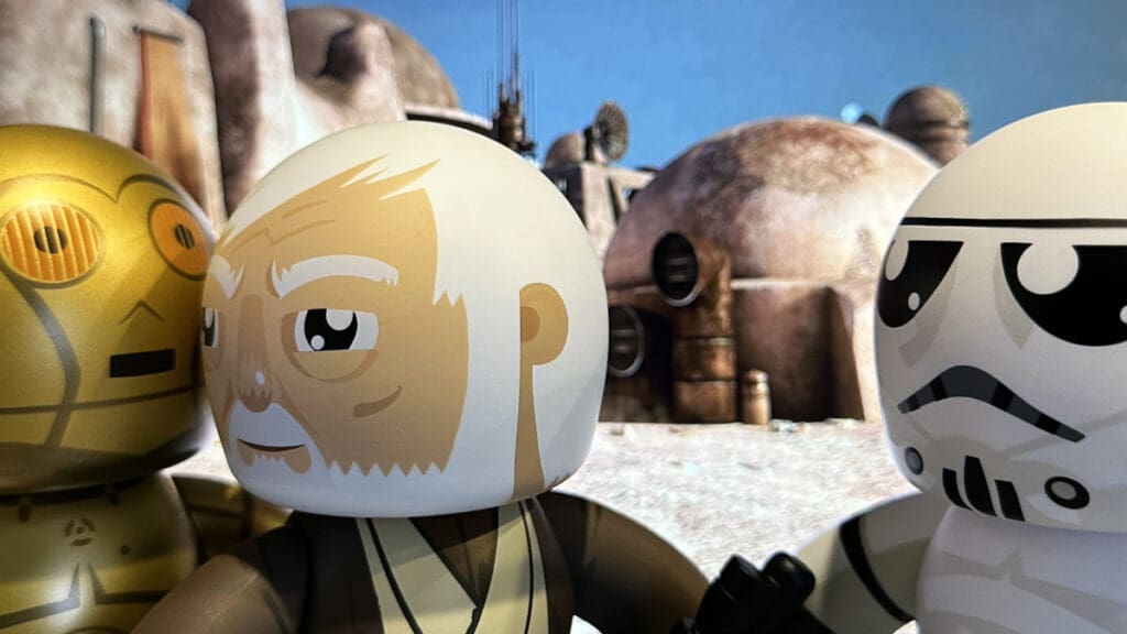 Mighty Muggs Star Wars C3PO, Obi Wan Kenobi