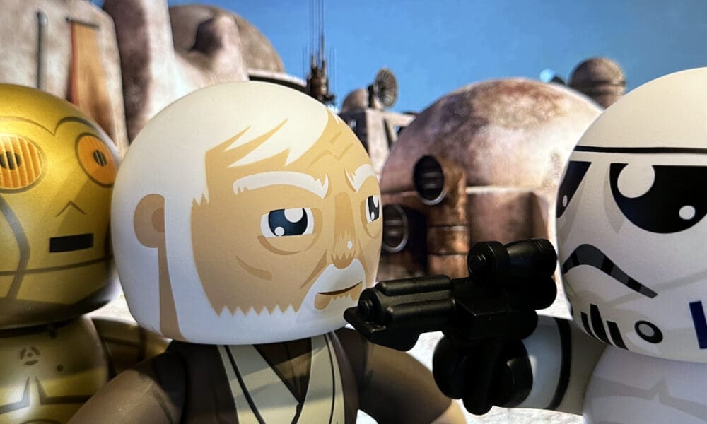 Mighty Muggs Star Wars C3PO, Obi Wan Kenobi, Stormtroopers