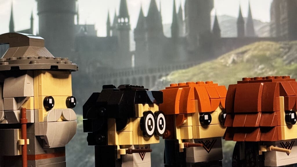 LEGO Brickheadz Lord of the Rings Gandalf, Harry Potter, Hermoine Granger, Ron Weasley