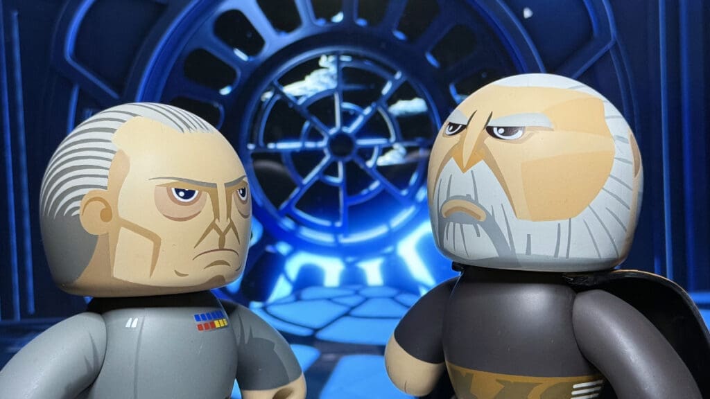 Mighty Muggs Star Wars Grand Moff Tarkin, Count Dooku