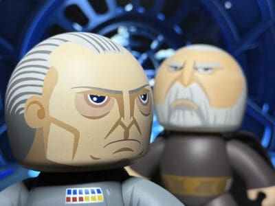 Mighty Muggs Star Wars Grand Moff Tarkin, Count Dooku