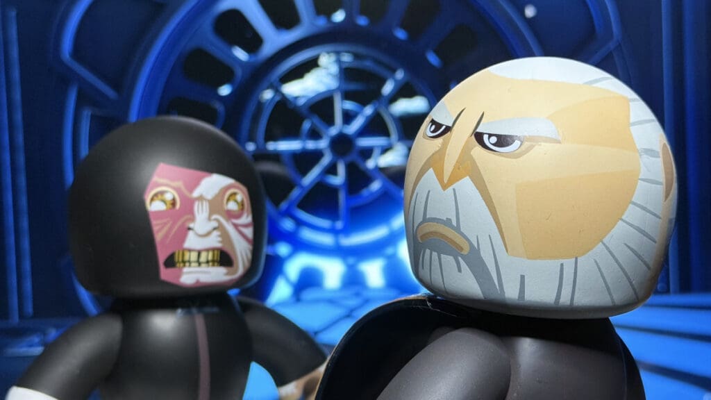 Mighty Muggs Star Wars Emperor Palpatine, Count Dooku