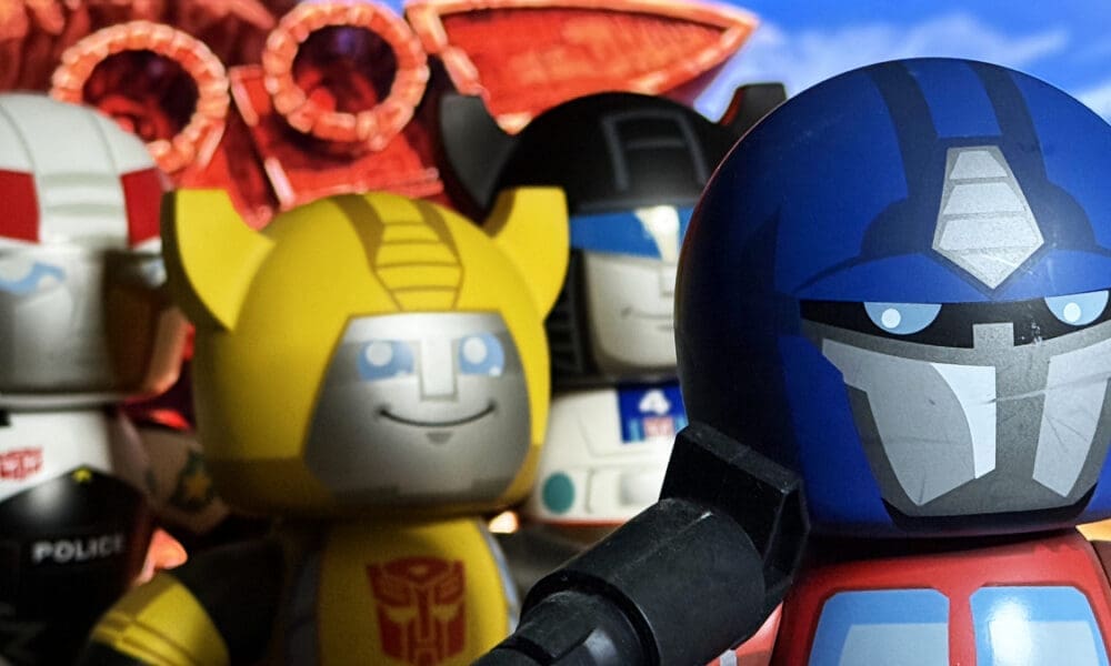 Mighty Muggs Transformers Prowl, Bumblebee, Jazz, Optimus Prime 