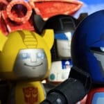 Mighty Muggs Transformers Prowl, Bumblebee, Jazz, Optimus Prime 