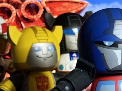 Mighty Muggs Transformers Prowl, Bumblebee, Jazz, Optimus Prime 