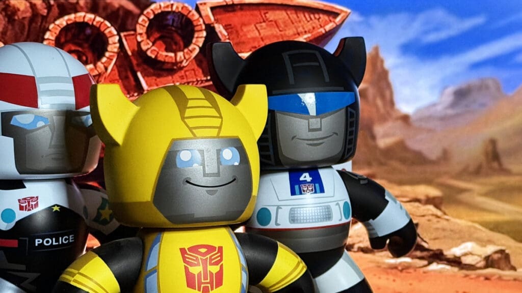 Mighty Muggs Transformers Prowl, Bumblebee, Jazz