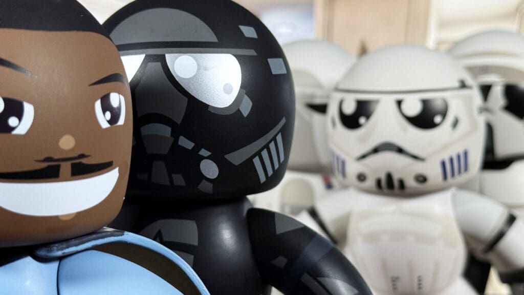 Mighty Muggs Star Wars Lando Calrissian, Imperial Stormtroopers