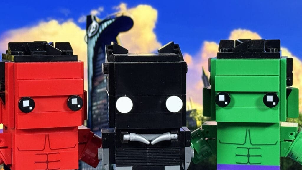 LEGO Brickheadz Marvel Avengers Black Panther, Red Hulk, Green Hulk