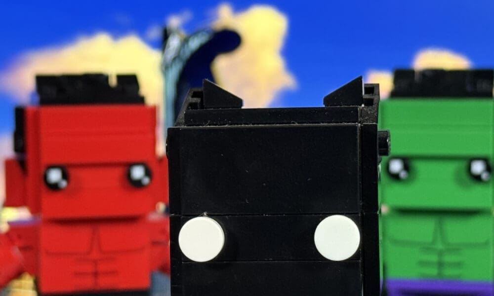 LEGO Brickheadz Marvel Avengers Black Panther, Red Hulk, Green Hulk