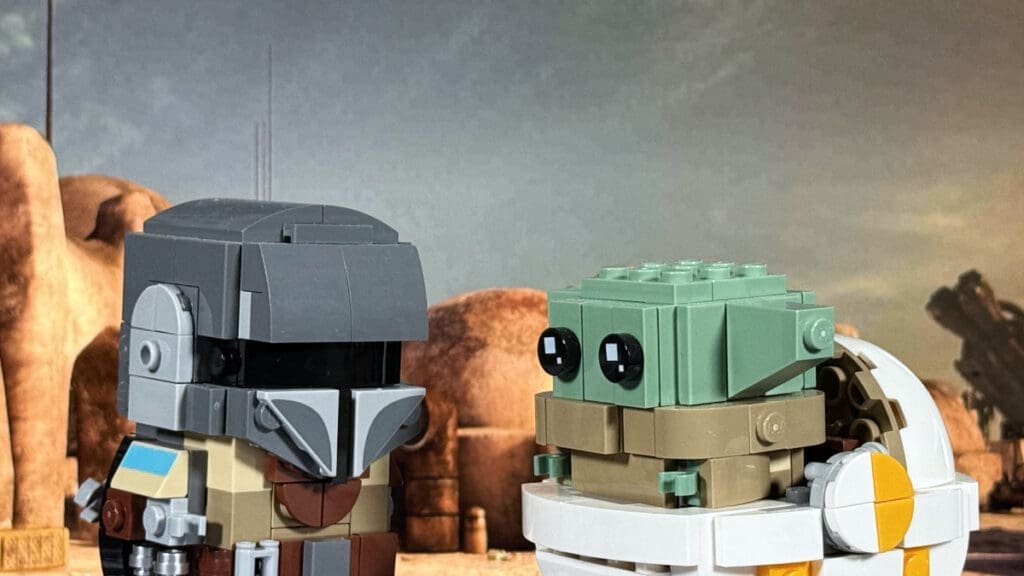 LEGO Brickheadz Star Wars The Mandalorian and Grogu